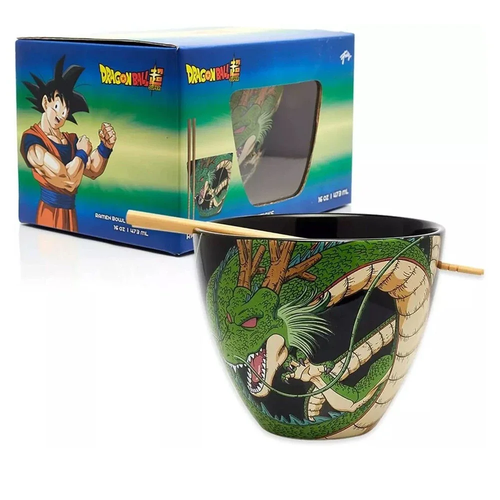 Funky Dragon Ball Z Super Shenron 16oz Ramen Bowl With Chopsticks New In Box